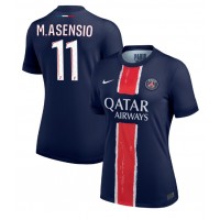 Dres Paris Saint-Germain Marco Asensio #11 Domáci pre Ženy 2024-25 Krátky Rukáv